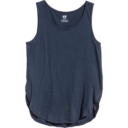 Майка H&M 9Z5377666 146-152 см темно-синяя