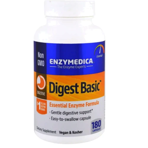 

Enzymedica Digest Basic, Essential Enzyme Formula, 180 Capsules Пищеварительные Ферменты