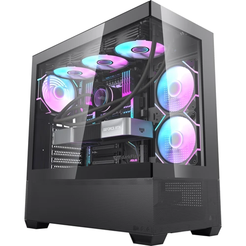 Корпус DarkFlash DS9000 Air Black: Форм-фактор материнской платы ATX/MicroATX/Mini-ITX