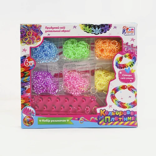 Цветное плетение 4FUN Game Club 6 цветов резинок (27237): Производитель 4FUN Game Club