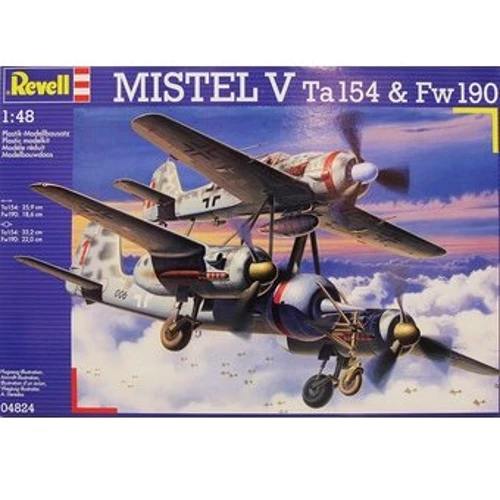 Revell (1:48) Самолеты (1943г.,Германия) TA 154 Mistel & Focke Wulf Fw 190 (04824): Производитель Revell