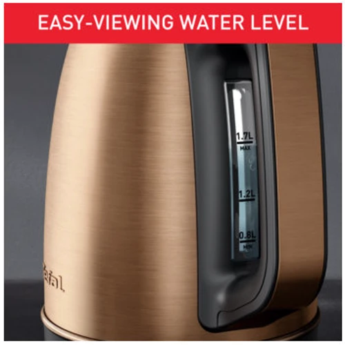 Електрочайник Tefal Coppertinto KI280G10: Об'єм, л 1.7