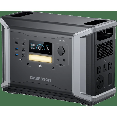 Зарядная станция Dabbsson DBS2100 Pro 2150Wh 2400W: Емкость аккумулятора, Вт/ч 2150