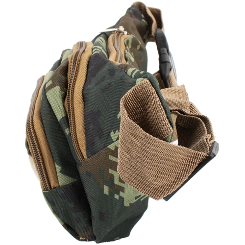 Чоловіча поясна сумка Valiria Fashion хакі (5DETBP712-4): Фактура Тканая