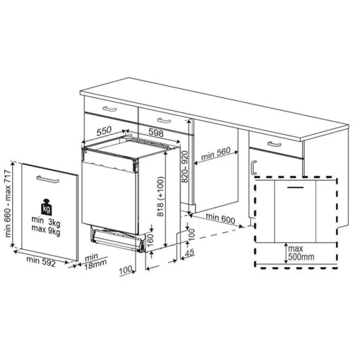 Встраиваемая посудомоечная машина Beko BDIN38523Q: Вместимость (комплектов) 15