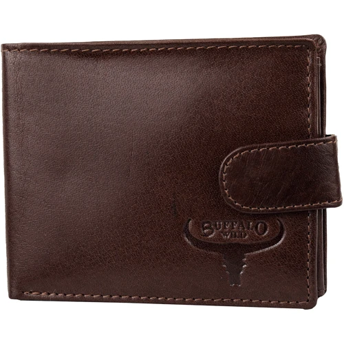 Чоловіче портмоне Buffalo Wild темно-коричневе (DNKN992L-BWJ-brown)