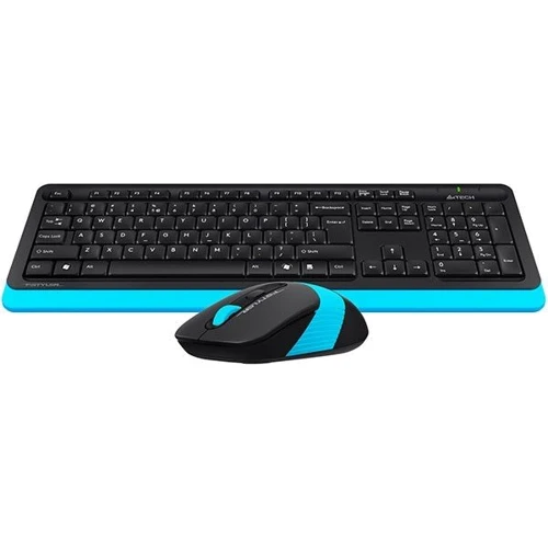 Комплект бездротовий A4Tech Fstyler FG1010 Black/Blue: інтерфейс підключення Wireless