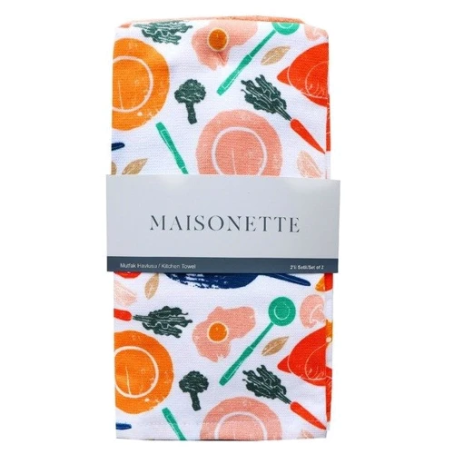 Полотенце Maisonette Pan 375 г/м2 40x60 2 шт (8699965143987): Тип набор полотенец