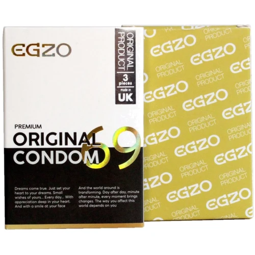 Презервативы EGZO Premium Original №3 зауженные у основания: Тип Для натуральных ощущений