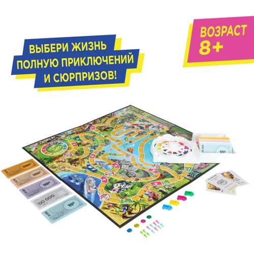 Настольная игра Hasbro Игра в жизнь (E4304)