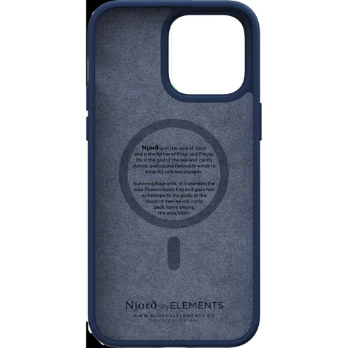 Чехол для iPhone Njord Salmon Leather MagSafe Case Blue (NA43SL01) for iPhone 14 Pro фото 10