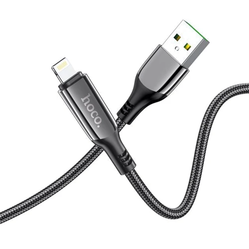 Кабель Hoco USB Cable to Lightning S51 Extreme 2.4A 1.2m Black: Довжина 1.2 м