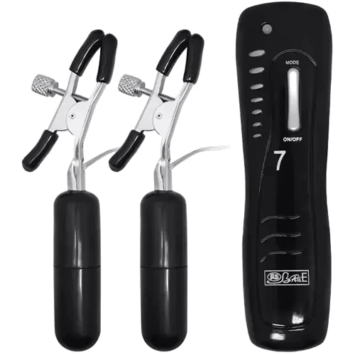 Вибростимулятор для груди BAILE - Vibrating Nipple Clamps (BI-036020)