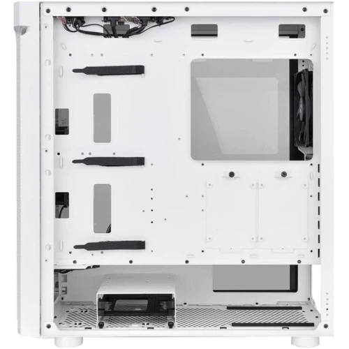 Корпус ThermalTake H590 TG ARGB Snow White (CA-1X4-00M6WN-00): Материал передней панели пластик и металл
