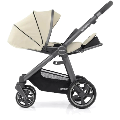 Универсальная коляска 2 в 1 BabyStyle Oyster 3 Vanilla / City Grey Limited Edition фото 8