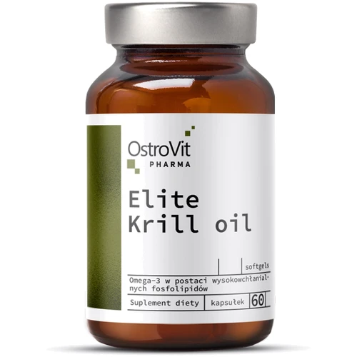 OstroVit Pharma Elite Krill Oil Омега 3 олія криля 60 капсул