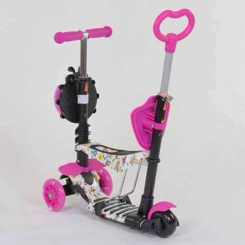 Самокат Best Scooter розовый (58420): Конструкция рамы цельная