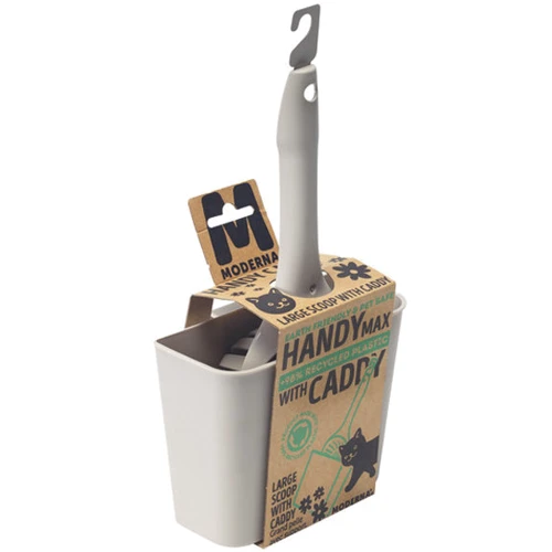 Лопатка для наполнителя Moderna Handy Max with Caddy серая 16.7x9.6x29.7 см (58525)