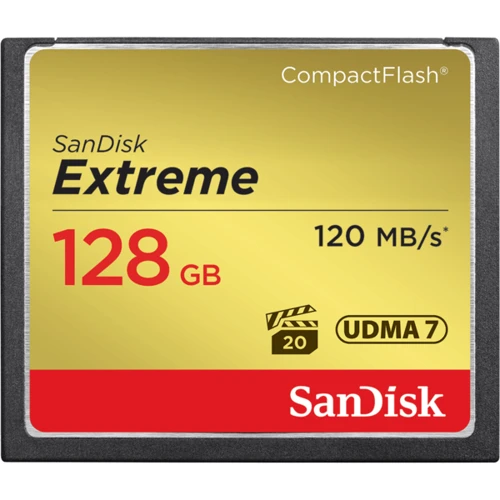Карта памяти SanDisk 128GB CompactFlash Extreme (SDCFXSB-128G-G46)
