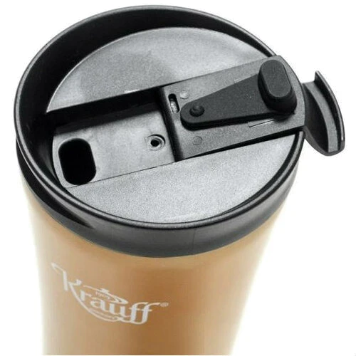 Термокухоль Krauff 450 мл золотий (26-178-053): Об'єм, л 0.45
