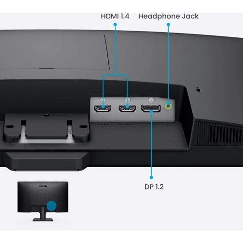 Монитор BenQ GW2490 UA: Разъемы Выход на наушники, DisplayPort, HDMI