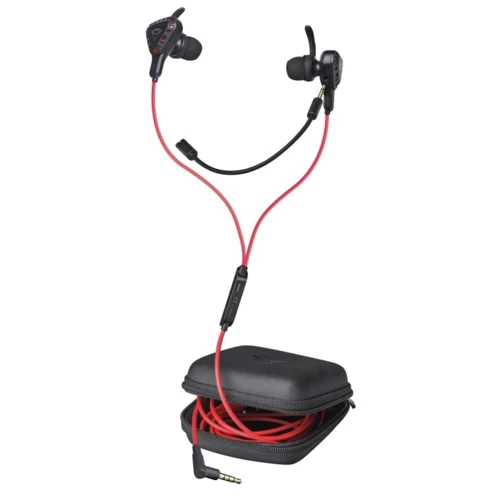 Наушники Trust GXT 408 Cobra Multiplatform 3.5mm RED (23029): Тип конструкции вакуумные