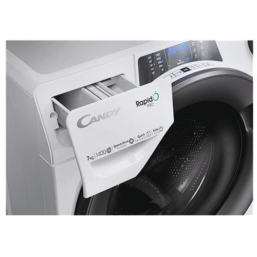 Стиральная машина Candy RP4476BWMR: Загрузка белья (стирка), кг 7