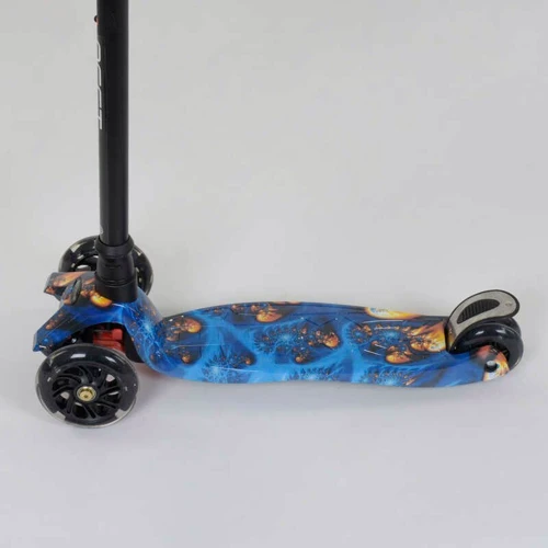 Самокат трехколесный MAXI "Best Scooter" пластмассовый, трубка руля алюминиевая Blue/Black (78797): Максимальная допустимая нагрузка, кг 60