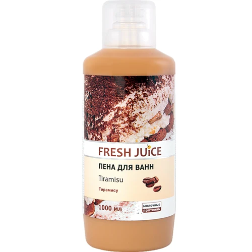 Fresh Juice Tiramisu Пена для ванн Тирамису 1l