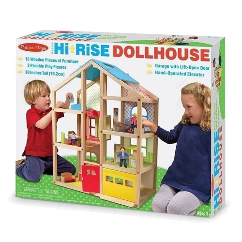 Ляльковий будиночок Melissa & Doug з підйомником і меблями (MD2462): Виробник Melissa&Doug