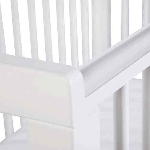 Дитяче ліжечко Klups Timi 120х60 см з ящиком та перегородкою біле