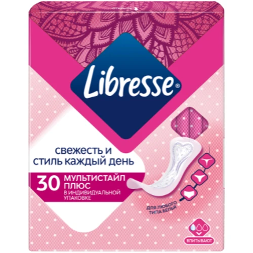 Libresse Daily Fresh Plus Multistyle Прокладки щоденні 30 шт.: Країна виробник Словаччина