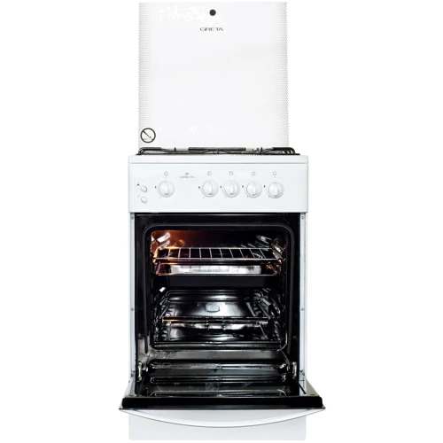Газовая плита Greta 1470-00-07A (Чр) (GG 5072 CG 38 (W): Объем духовки 54 л
