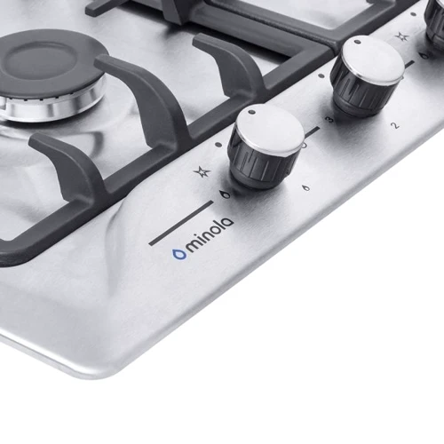 Варочная поверхность газовая Minola MKM 63424 I: Количество конфорок 4