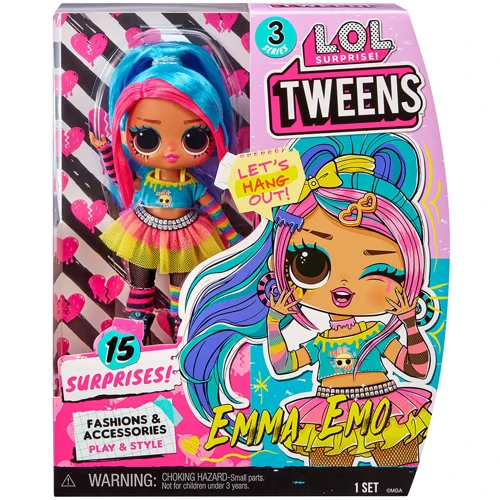 Ігровий набір із лялькою L.O.L. SURPRISE! серії Tweens S3 – Емма Емо (з аксесуарами) (584070) фото 10