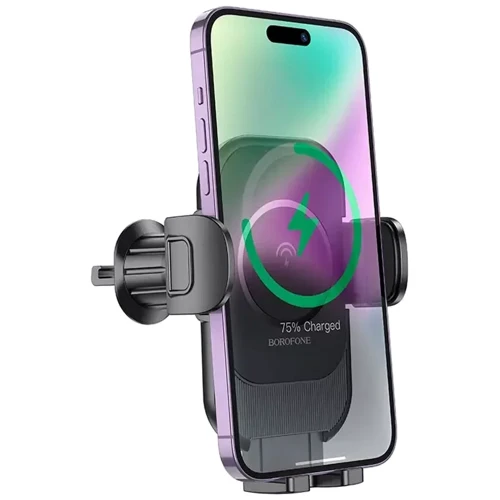 

Borofone Car Holder Air Vent BH204 Wireless Charger 15W Black