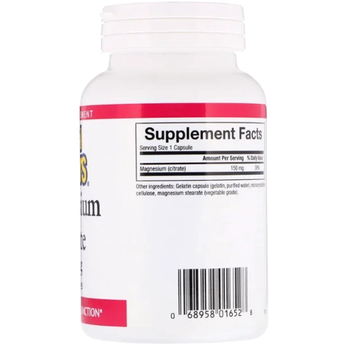 Natural Factors Magnesium Citrate 150 mg 90 Caps (NFS-01652): Тип Магній + Калій