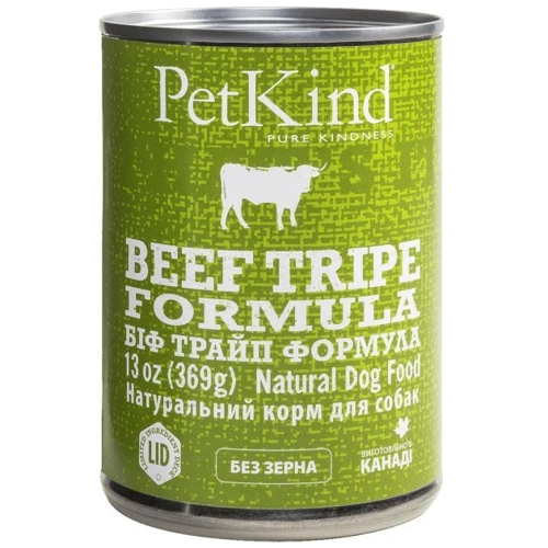 Вологий корм для собак Petkind Beef Tripe Formula зі смаком яловичини 369 г (Pk00570)