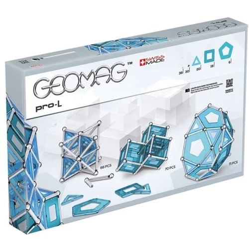 Geomag PRO-L 110 деталей | Магнитный конструктор: Рекомендуемый возраст от 8 лет