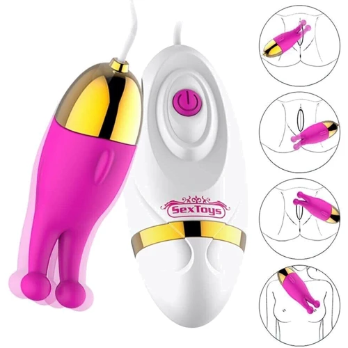 Вибро яйцо XESE VE10-CR Pink (12 режимов вибрации, зарядка от USB)