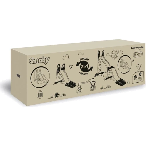 Мега горка Smoby 2в1 352х112х186 см (820200): Назначение для улицы