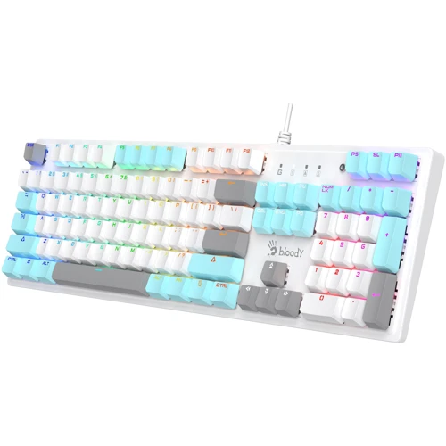 Клавиатура A4Tech Bloody S510R Icy White: Тип клавиш механический