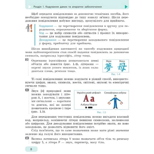 Бондаренко, Ластовецький, Пилипчук, Шестопалов: Інформатика. Підручник 8 клас: ISBN 978-617-09-6959-0