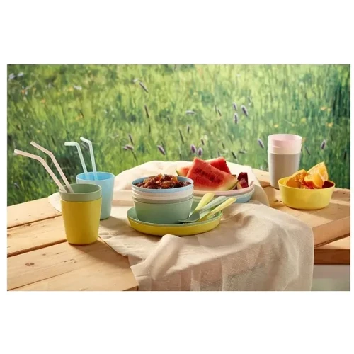 Набор детских тарелок ІКЕА KALAS разные цвета (80461380)