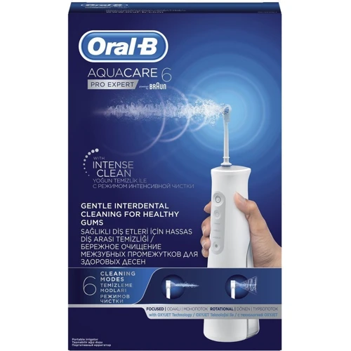Зубная щетка Ирригатор Braun Oral-B Aquacare 6 ProExpert MDH20.026.3 type 3720 фото 10
