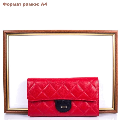 Женский кошелек Desisan красный (SHI726-4-315): Материал Натуральная кожа