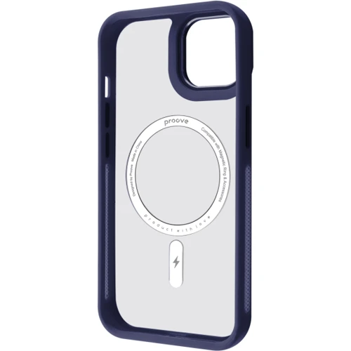 Чехол для iPhone Proove Clear Essence Case with Magnetic Ring Midnight Blue for iPhone 16: Тип чехла накладка на заднюю часть