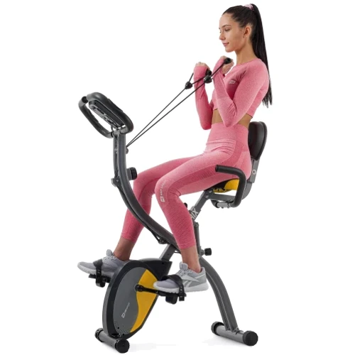 Велотренажер Hop-Sport HS-3010X Grix X-Bike Grey/Yellow