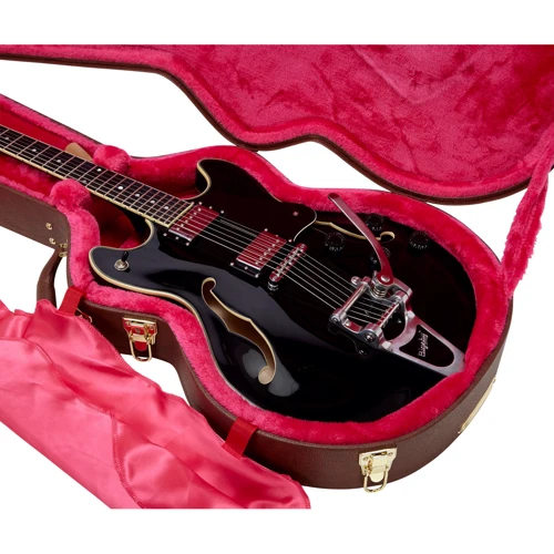 Кейс GATOR GW-335-BROWN Semi-Hollow Guitar Deluxe Wood Case: Производитель Gator