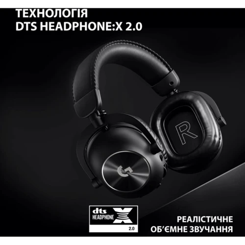 Наушники Logitech G Pro X 2 Lightspeed Black (981-001263): Тип излучателя динамический